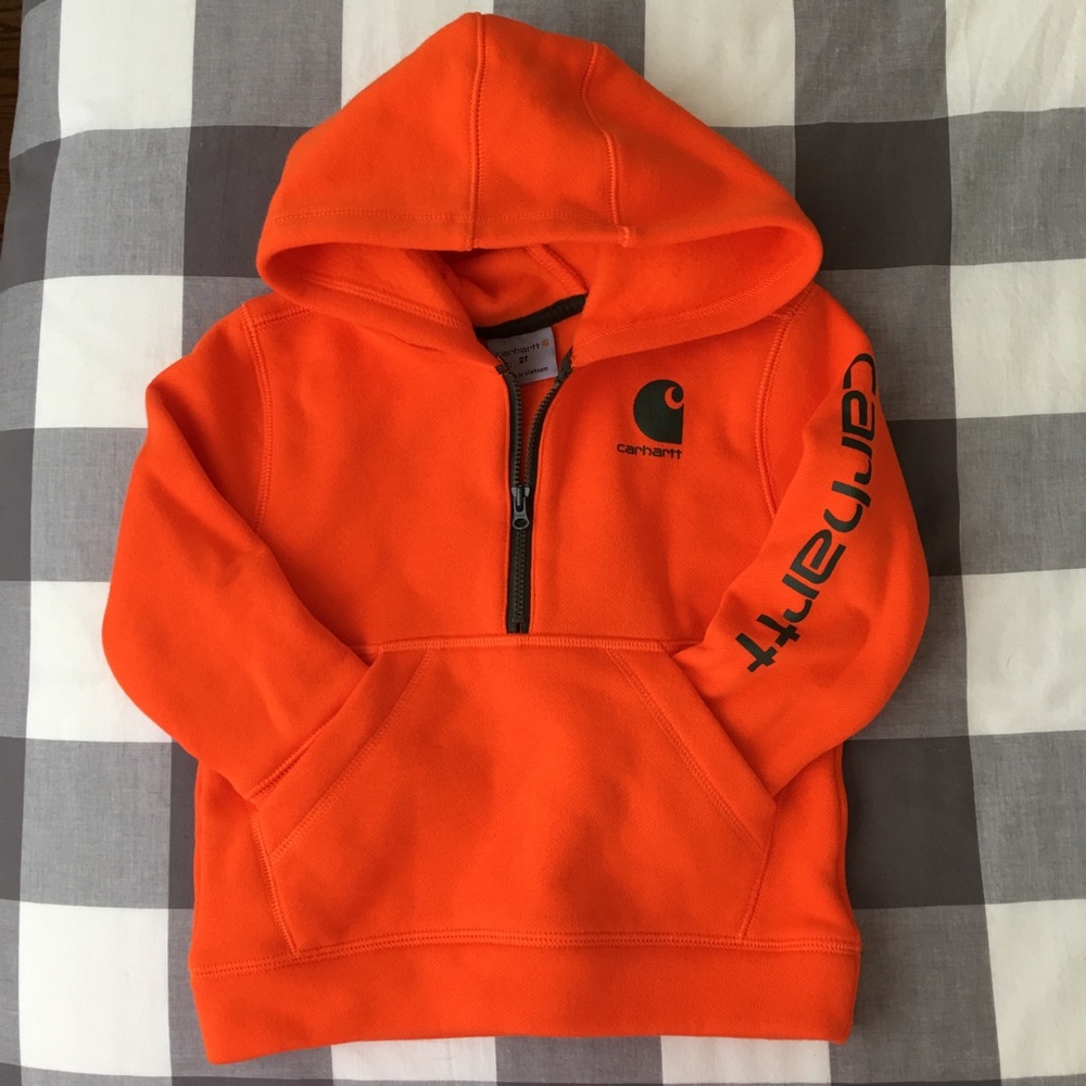 Carhartt Toddler Half Zip Sweatshirt Size 2T